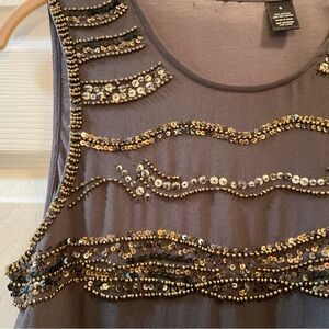 NWOT Sequined and Beaded embellished tank